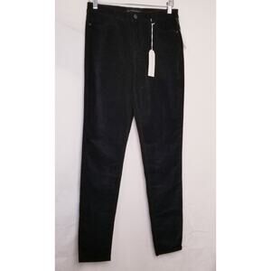 NWT's-Sanctuary Denim Social Skinny High Rise Jeans Black Velvet Pants Size 27